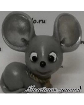 Мышонок Ушастик №1, силиконовая форма 3D