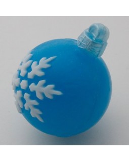 Шар Снежинка 2 пластиковая форма для мыла-foto2