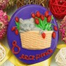 Пластиковая форма "8 марта (котик)"