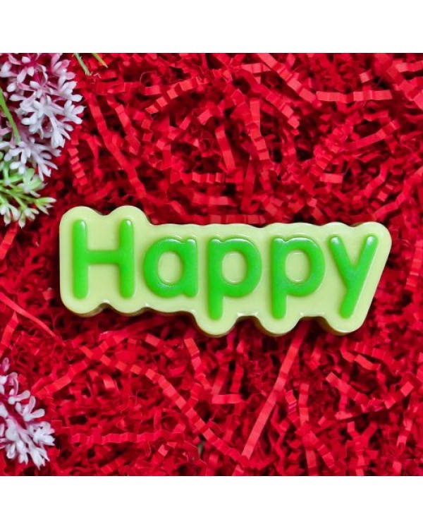 Пластиковая форма "Happy (надпись)"