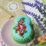 Пластиковая форма "Восьмерка с цветами"
