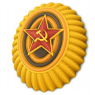 Пластиковая форма "Кокарда"