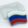Флаг - Триколор, пластиковая форма для мыла