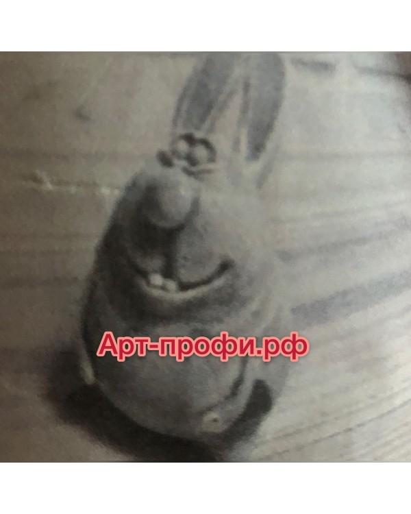 Заяц ФА, ушастый, форма для мыла силиконовая (1 шт)