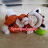 Малыш в костюме лисички, форма для мыла силиконовая (1 шт)