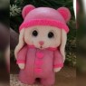 Зайка с ушками, форма для мыла силиконовая (1 шт)