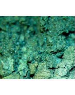 Зеленый темный, пигмент (микка) перламутровый сухой, 10 гр