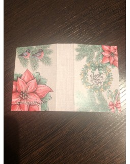 Открытка "Чудесного нового года" лицевая сторона 6,8*10 1 шт.-foto2