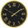Наклейки Часы винил (черно-песочные)  24 шт. -40 мм.