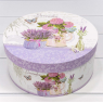 Коробка Круглая 22,2*10,5 "Лаванда"