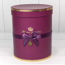 Коробка Цилиндр 19*23,5 "Flowers for you" Сливовый 720950/8