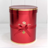 Коробка Цилиндр 19*23,5 "Flowers for you" Винный 720950/12