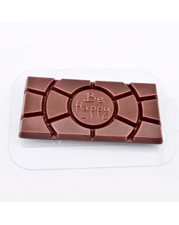 Будьте Счастливы пластиковая форма для шоколада (1 шт) (МД 143)
