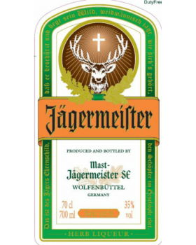 Наклейка "Jagermeister" винил 26 шт.