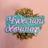 Пластиковая форма "Чудесной девчонке"
