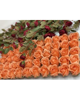 Роза из мыльной пены 50 шт оранжевый