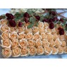 Роза из мыльной пены 50 шт беж