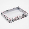 Коробка сборная крышка-дно с окном, "Рождественский вечер", 26 х 21 х 4 см 7068225