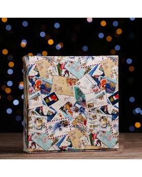 Коробка складная "Почта", 20 х 20 х 4 см 7189229-foto2