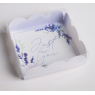 Коробка для кондитерских изделий с PVC-крышкой Just for you, 10,5 × 10,5 × 3 см 4711877