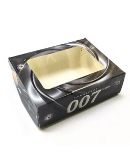 Коробка для мыла №79 "Агент 007" размер 10х8х3см