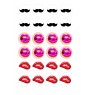 95 Наклейка Усы и губы #1 40x40 (А4)