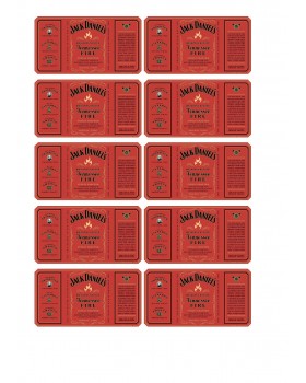 5 Наклейка Jack Daniels #1 84x44 (А4)