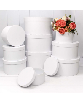 Коробка Круглая 24,5*13,8 Белый 721813/417-foto2