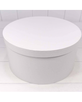 Коробка Круглая  19*10,8 Белый 721813/417