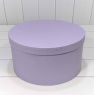 Коробка Круглая 19*10,8 из дизайнерской бумаги Сиреневый 721813/0031