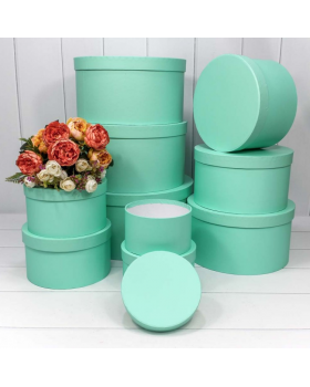 Коробка Круглая 15,3*8,7 Мятный 721813/1533-foto2