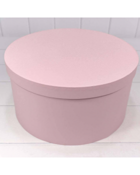 Коробка Круглая 19*10,8 Светло-розовый 721813/1534
