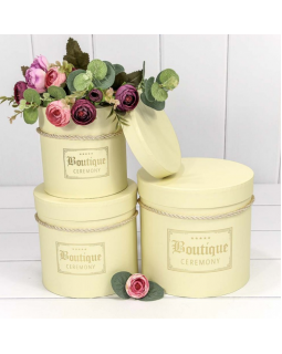 Коробка Цилиндр 12,5*12,3 "Boutique" Бежевый 720195/6-foto2