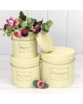 Коробка Цилиндр 12,5*12,3 "Boutique" Бежевый 720195/6-foto2