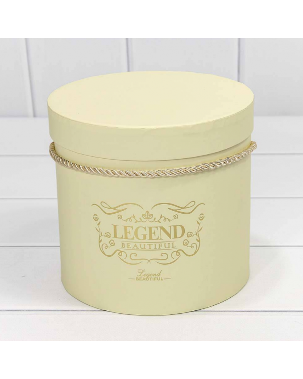 Коробка Цилиндр 12,5*12,3 "Legend" Бежевый 720189/6