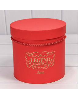 Коробка Цилиндр 12,5*12,3 "Legend" Красный 720189/4