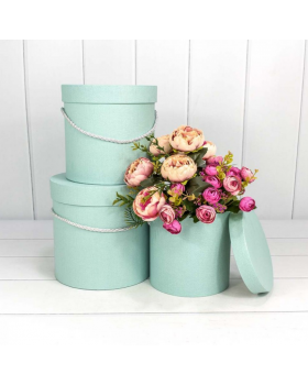 Коробка Цилиндр 15,5*15 из дизайнерской бумаги Тиффани 7201000/421-foto2