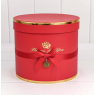 Коробка Цилиндр 16,5*15 "Flowers for you" Красный 7215009/1535