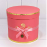 Коробка Цилиндр 20,5*18 "Flowers for you" Пурпурно-розовый 7215009/1910
