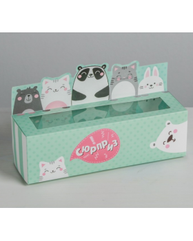 Коробочка для макарун «Сюрприз», 18 х 5,5 х 5,5 см 3114560