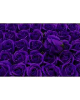Роза из мыльной пены 50 шт темно-фиолетовый