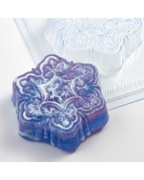 Снежинка Кружевная форма пластиковая АМ-foto2