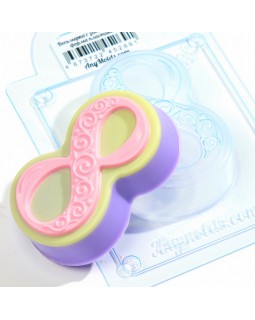 Восьмерка с завитушками форма пластиковая АМ-foto2