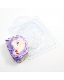 Единорожка 2 форма пластиковая АМ-foto2