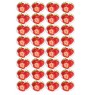 251 Наклейка на банку с вареньем - клубника 4,6*3,5 мм (лист А4)