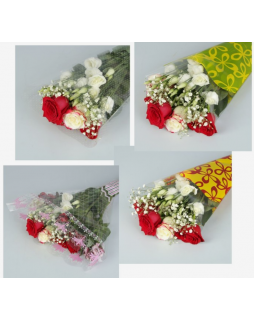 Пакет для цветов конус "Алиса", 34 х 60 см, МИКС 2100481 10 шт-foto2