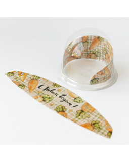 Стеночка в купол Вышитые морковки 5 шт-foto2