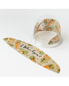 Стеночка в купол Вышитые морковки 5 шт-foto2