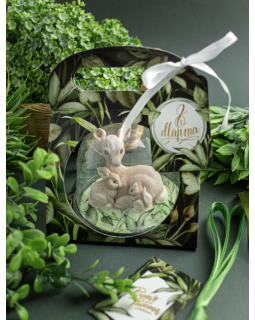 Бирка фигурная Темная зелень. 8 марта 10  шт.-foto2