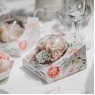 Коробка для купола Батискаф, Желто-розовые цветы 1 шт